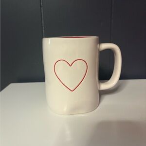 Rae Dunn Valentines Heart Design Mug